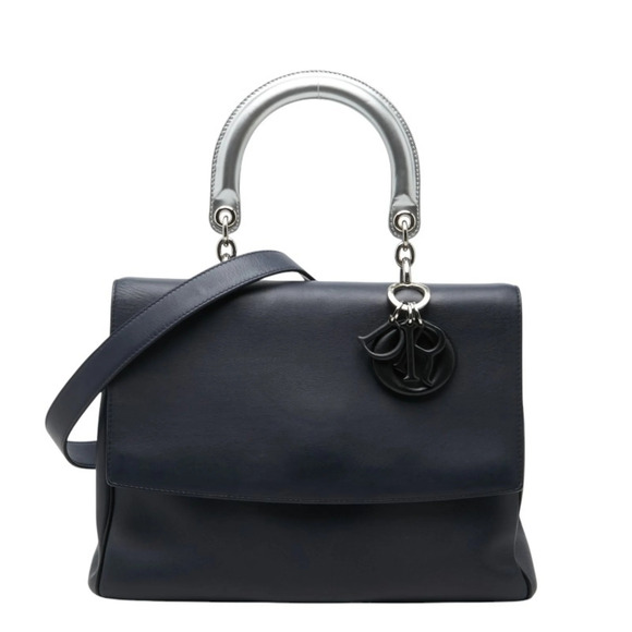 Dior Handbags - CHRISTIAN DIOR Blue Leather Shoulder Bag